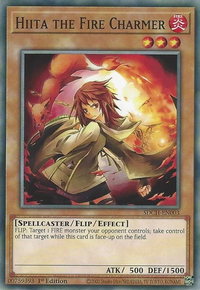 Hiita the Fire Charmer — Structure Deck: Spirit Charmers — Yu-Gi-Oh!