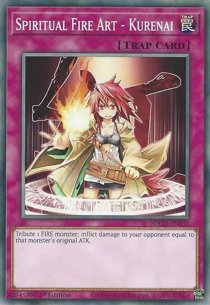 Spiritual Fire Art - Kurenai — Structure Deck: Spirit Charmers — Yu-Gi-Oh!