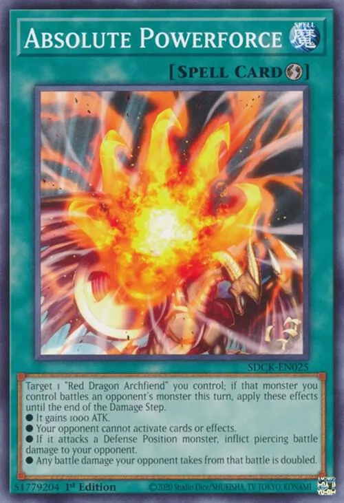 Force de la Puissance Absolue — Structure Deck: The Crimson King — Yu-Gi-Oh!