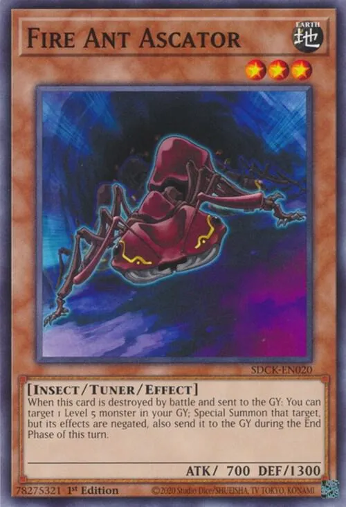 Fourmi de Feu Ascator — Structure Deck: The Crimson King — Yu-Gi-Oh!