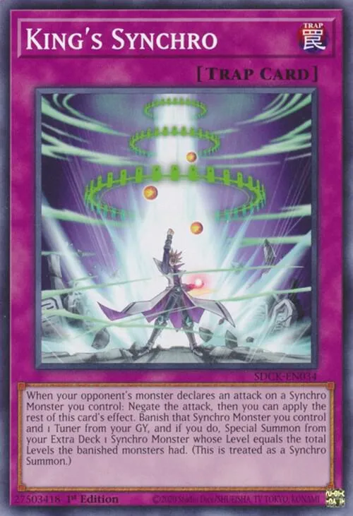 Synchro du Roi — Structure Deck: The Crimson King — Yu-Gi-Oh!