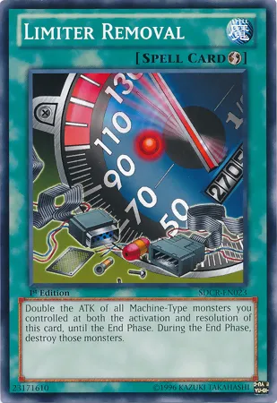 Limiter Removal — Structure Deck: Cyber Dragon Revolution — Yu-Gi-Oh!