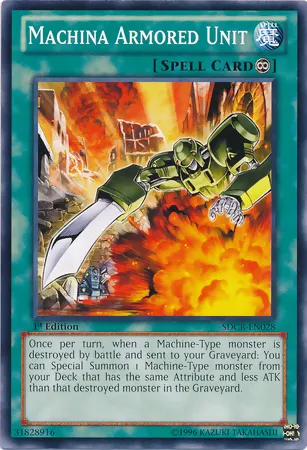 Unité Cuirassée Méchabot — Structure Deck: Cyber Dragon Revolution — Yu-Gi-Oh!