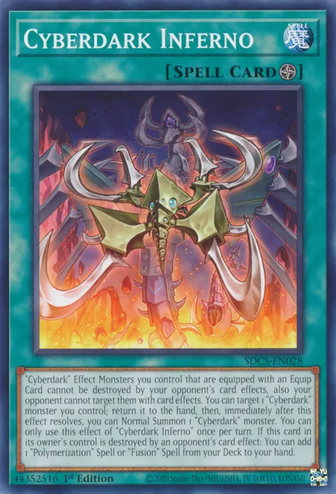 Inferno Cyberténébreux — Structure Deck: Cyber Strike — Yu-Gi-Oh!