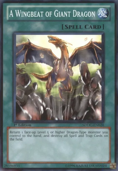 Le Battement d'Aile du Dragon Géant — Structure Deck: Dragons Collide — Yu-Gi-Oh!