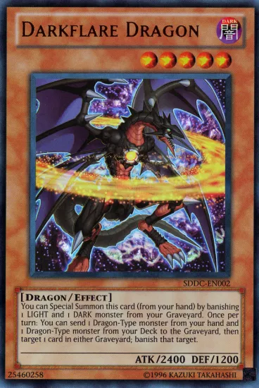 Darkflare Dragon — Structure Deck: Dragons Collide - Unlimited — Yu-Gi-Oh!