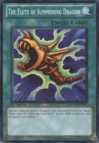 The Flute of Summoning Dragon — Structure Deck: Dragons Collide — Yu-Gi-Oh!