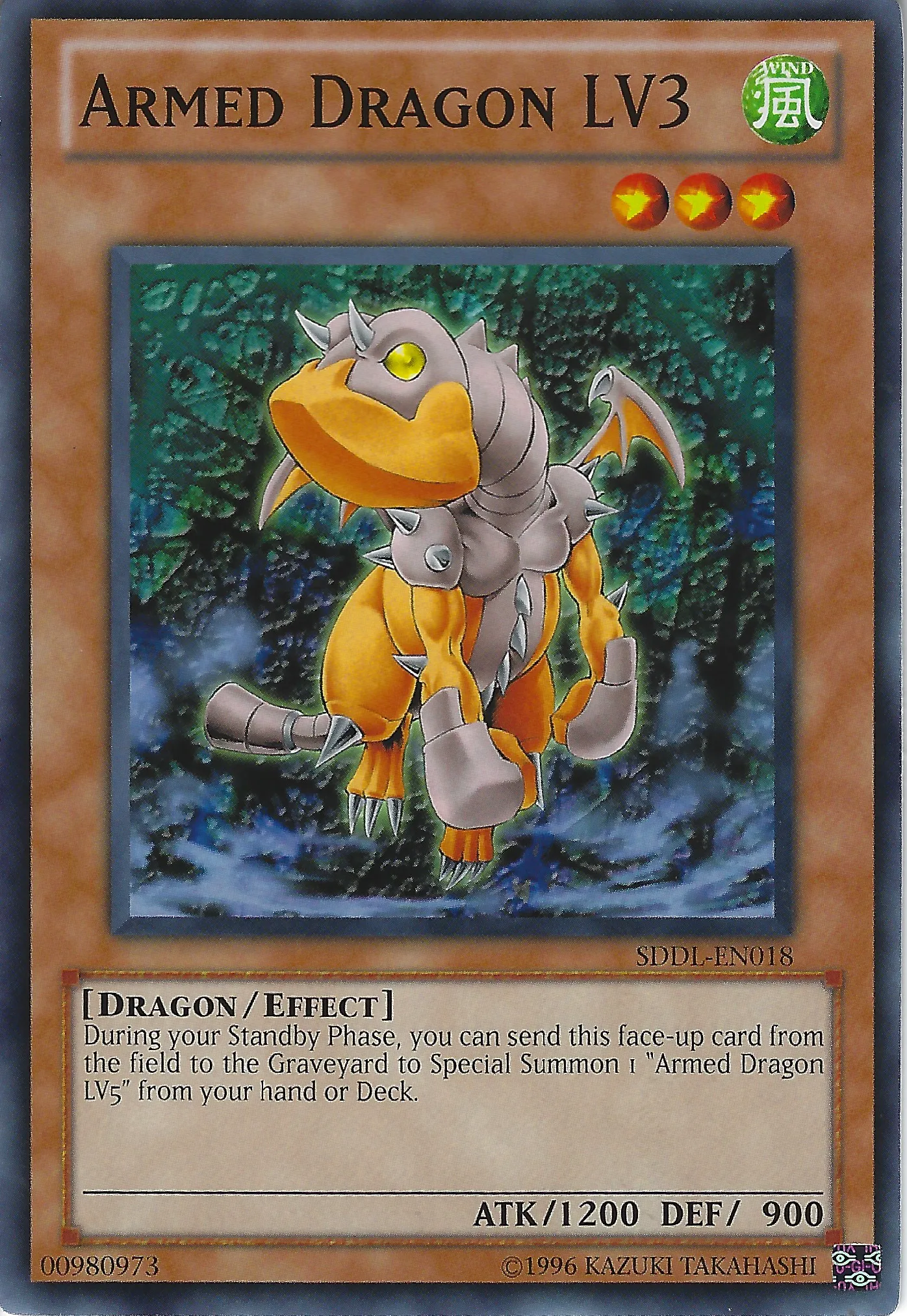 Dragon Armé LV3 — Structure Deck: Dragunity Legion - Unlimited — Yu-Gi-Oh!