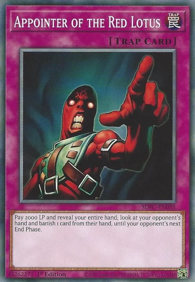 Appointer of the Red Lotus — Structure Deck: Freezing Chains — Yu-Gi-Oh!