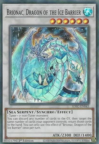 Brionac, Dragon of the Ice Barrier — Structure Deck: Freezing Chains — Yu-Gi-Oh!