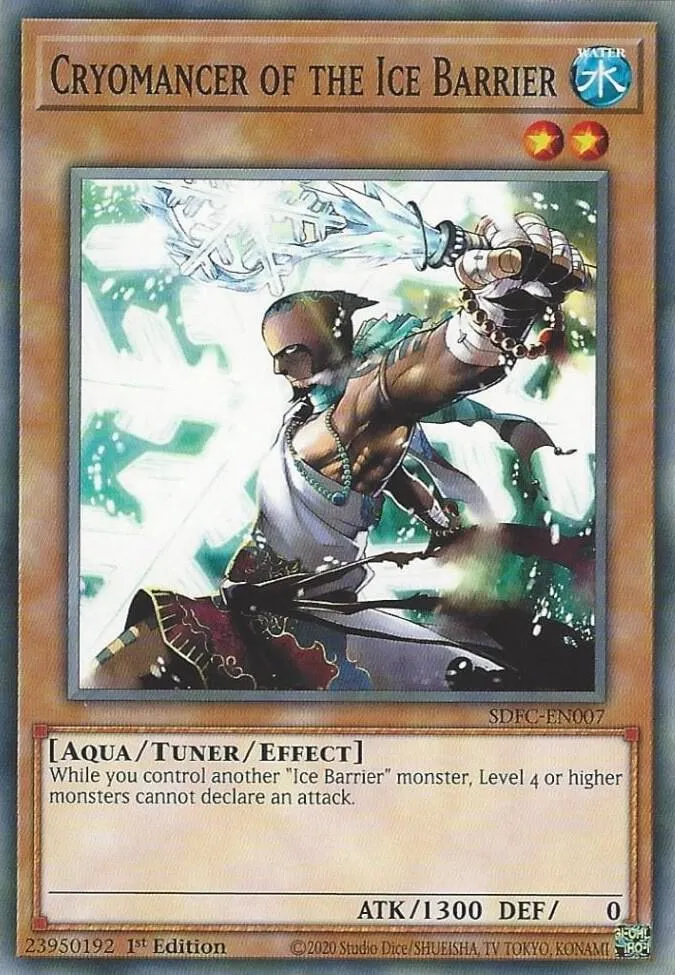 Sorcier de la Barrière de Glace — Structure Deck: Freezing Chains — Yu-Gi-Oh!