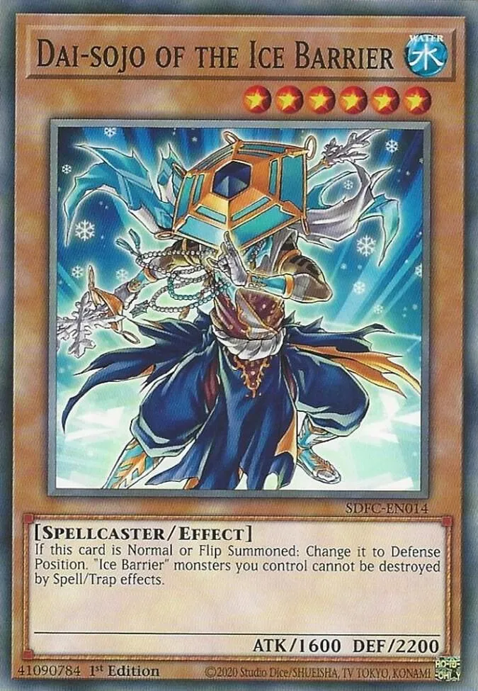 Grand Prêtre de la Barrière de Glace — Structure Deck: Freezing Chains — Yu-Gi-Oh!