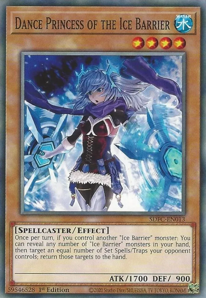 Princesse Dansante de la Barrière de Glace — Structure Deck: Freezing Chains — Yu-Gi-Oh!