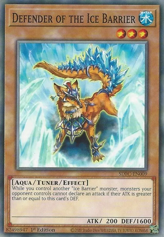 Défenseur de la Barrière de Glace — Structure Deck: Freezing Chains — Yu-Gi-Oh!