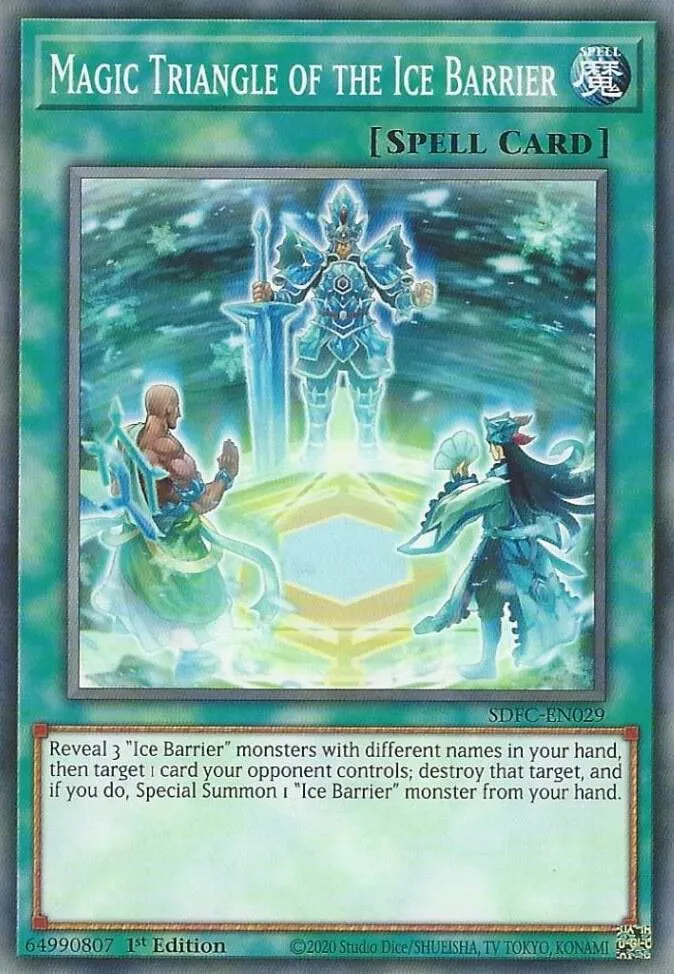 Magic Triangle of the Ice Barrier — Structure Deck: Freezing Chains — Yu-Gi-Oh!