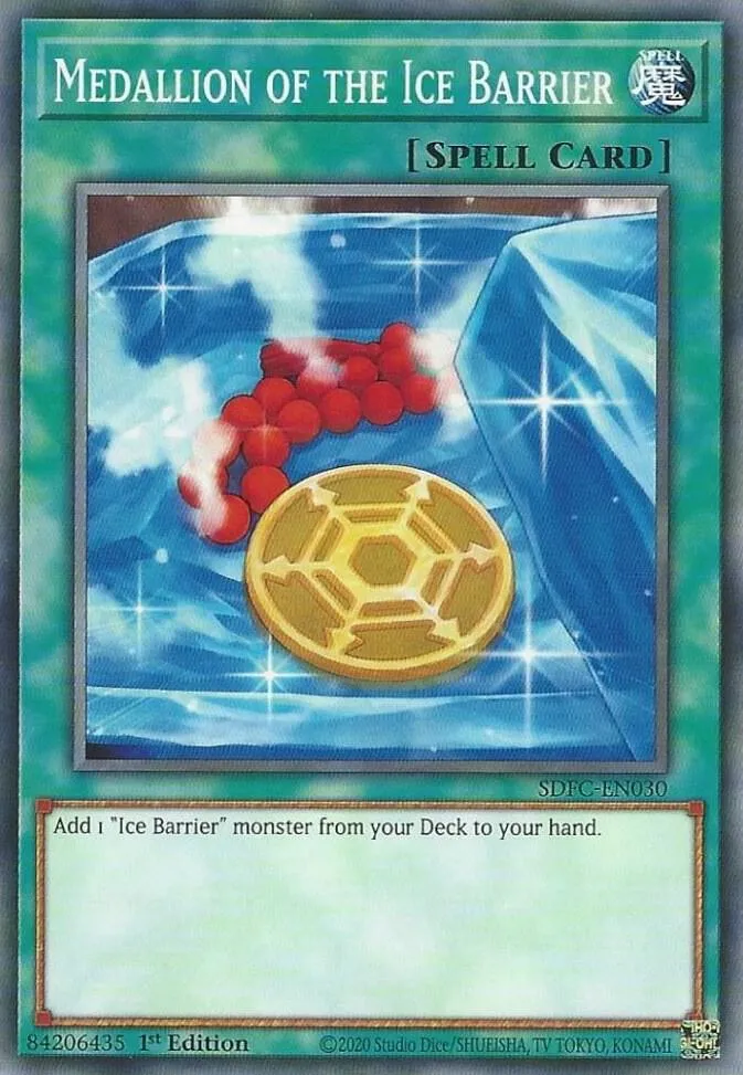 Emblème de la Barrière de Glace — Structure Deck: Freezing Chains — Yu-Gi-Oh!