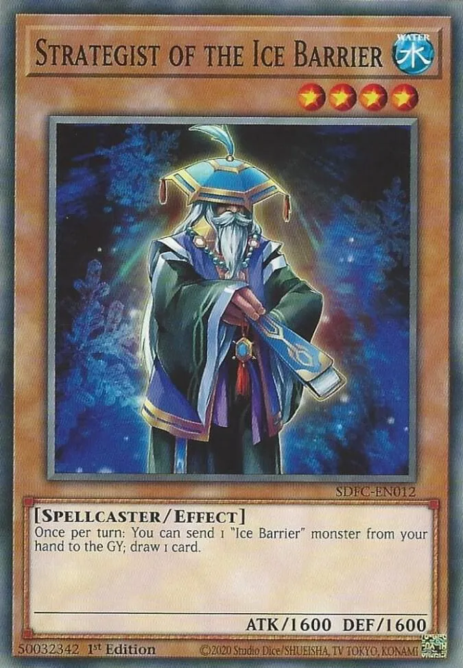 Stratège de la Barrière de Glace — Structure Deck: Freezing Chains — Yu-Gi-Oh!