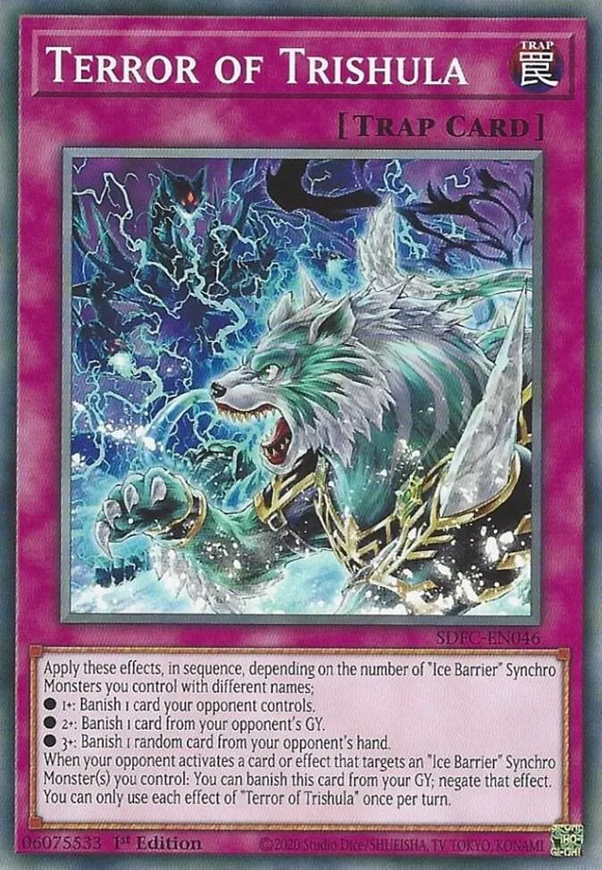 Terreur de Trishula — Structure Deck: Freezing Chains — Yu-Gi-Oh!