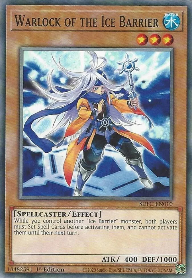 Démoniste de la Barrière de Glace — Structure Deck: Freezing Chains — Yu-Gi-Oh!