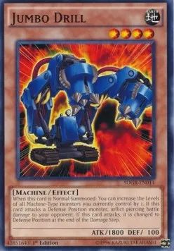 Foreuse Jumbo — Structure Deck: Geargia Rampage — Yu-Gi-Oh!
