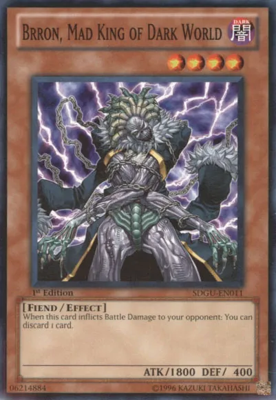 Brron, Roi Fou du Monde Ténébreux — Structure Deck: Gates of the Underworld — Yu-Gi-Oh!