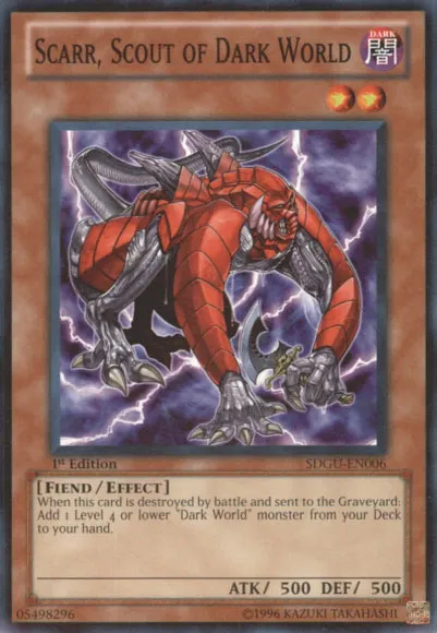 Scarr, Éclaireur du Monde Ténébreux — Structure Deck: Gates of the Underworld — Yu-Gi-Oh!