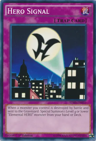 Signal du Héros — Structure Deck: HERO Strike — Yu-Gi-Oh!