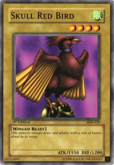 Oiseau au Crâne Rouge — Starter Deck: Kaiba — Yu-Gi-Oh!