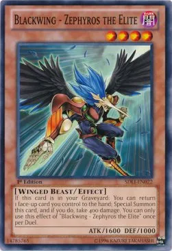 Aile Noire - Zephyros l'Élite — Structure Deck: The Realm of Light — Yu-Gi-Oh!