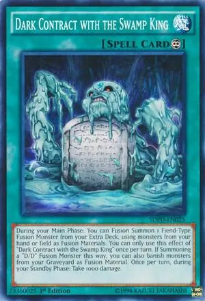 Contrat des Ténèbres avec le Roi Marais — Structure Deck: Pendulum Domination — Yu-Gi-Oh!