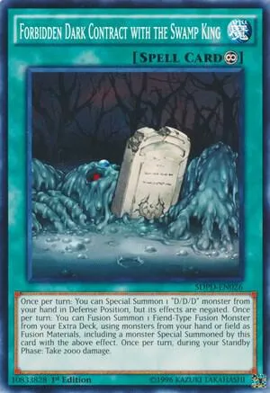 Contrat des Ténèbres avec le Roi Marais Interdit — Structure Deck: Pendulum Domination — Yu-Gi-Oh!