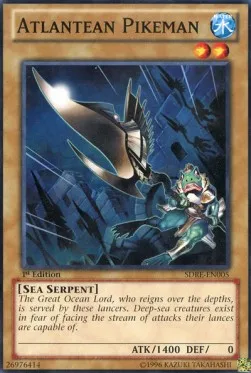Lancier de l'Atlantide — Structure Deck: Realm of the Sea Emperor — Yu-Gi-Oh!