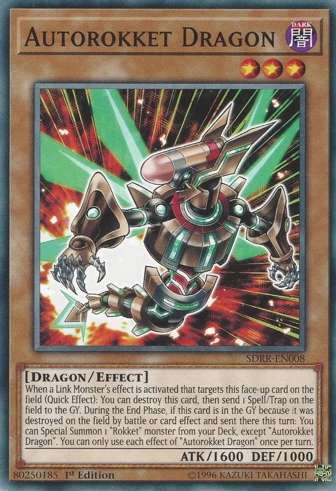 Dragon Autorokkette — Structure Deck: Rokket Revolt — Yu-Gi-Oh!
