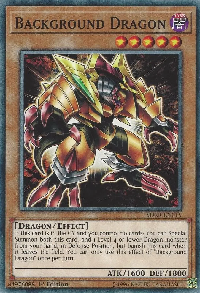 Dragon d'Arrière-Plan — Structure Deck: Rokket Revolt — Yu-Gi-Oh!