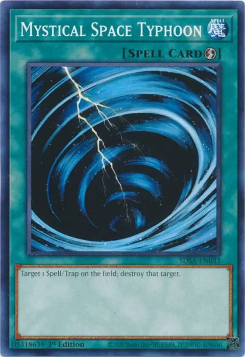 Mystical Space Typhoon — Structure Deck: Sacred Beasts — Yu-Gi-Oh!