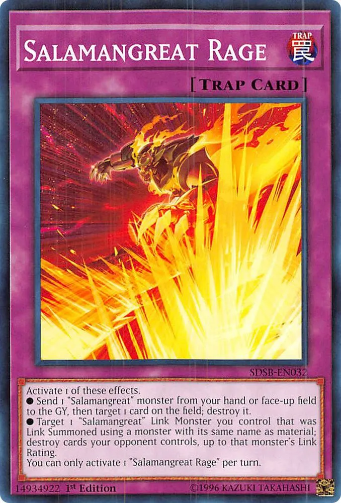 Rage Salamangrande — Structure Deck: Soulburner — Yu-Gi-Oh!