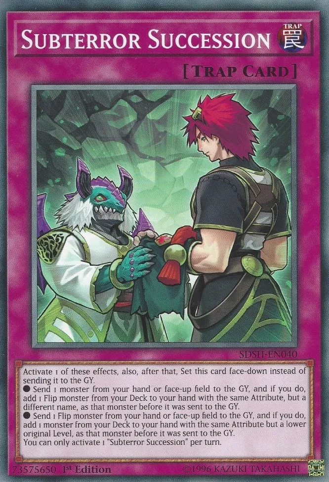 Succession Subterreur — Structure Deck: Shaddoll Showdown — Yu-Gi-Oh!