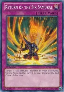 Return of the Six Samurai — Structure Deck: Samurai Warlords — Yu-Gi-Oh!