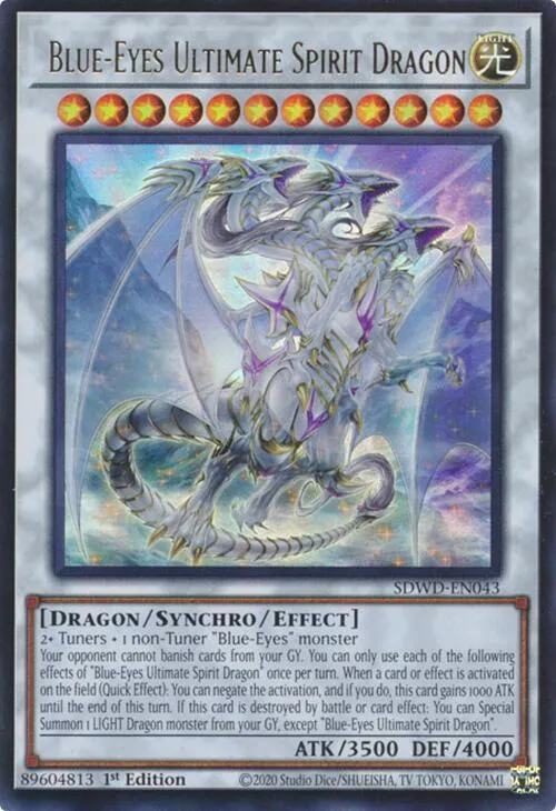 Blue-Eyes Ultimate Spirit Dragon — Structure Deck: Blue-Eyes White Destiny — Yu-Gi-Oh!