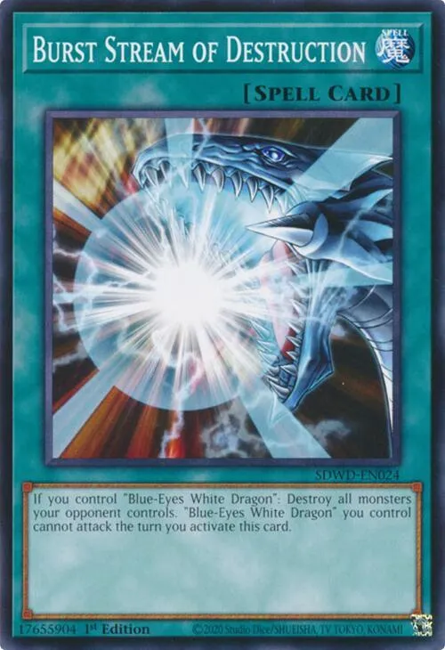 Burst Stream of Destruction — Structure Deck: Blue-Eyes White Destiny — Yu-Gi-Oh!