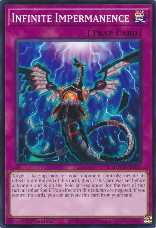 Infinite Impermanence — Structure Deck: Blue-Eyes White Destiny — Yu-Gi-Oh!