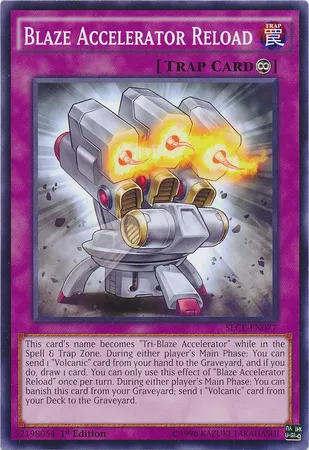 Rechargement Accélérateur de Flammes — Secrets of Eternity — Yu-Gi-Oh!
