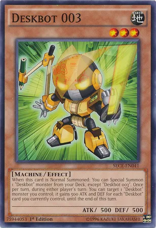 Deskbot 003 — Secrets of Eternity — Yu-Gi-Oh!