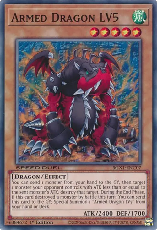 Armed Dragon LV5 — Speed Duel GX: Duel Academy Box — Yu-Gi-Oh!