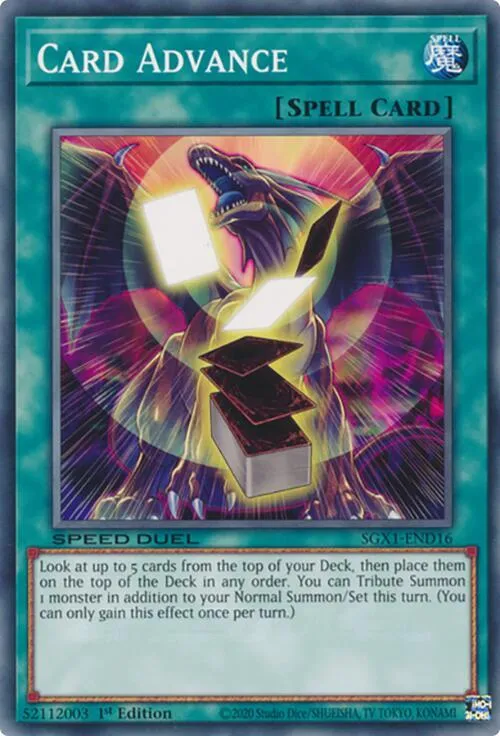 Carte en Avance — Speed Duel GX: Duel Academy Box — Yu-Gi-Oh!