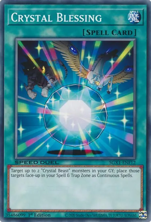 Crystal Blessing — Speed Duel GX: Duel Academy Box — Yu-Gi-Oh!