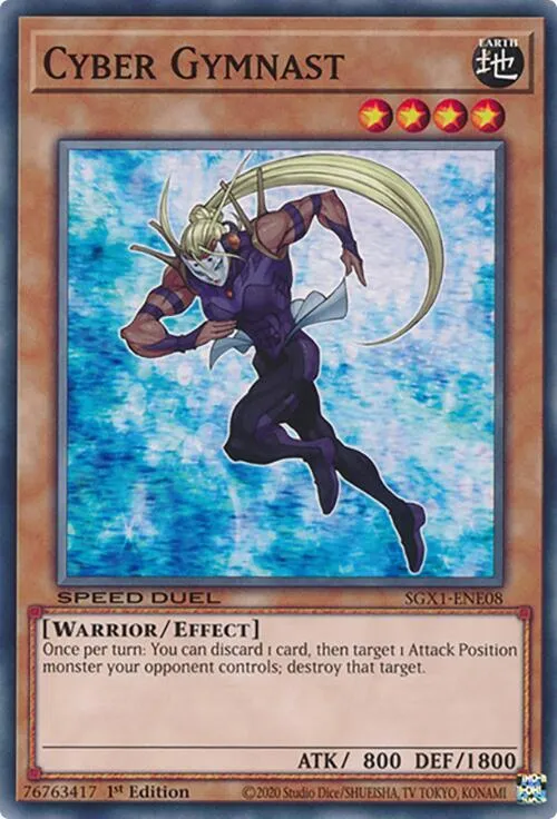 Cyber Gymnaste from Speed Duel GX: Duel Academy Box - Yu-Gi-Oh!