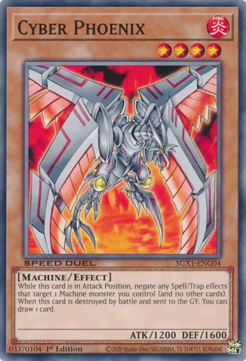 Cyber Phoenix — Speed Duel GX: Duel Academy Box — Yu-Gi-Oh!