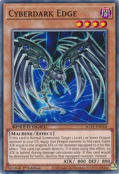 Cyberdark Edge — Speed Duel GX: Duel Academy Box — Yu-Gi-Oh!