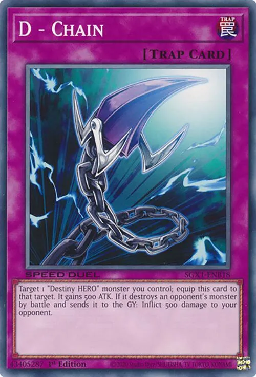 Chaîne de la Destinée — Speed Duel GX: Duel Academy Box — Yu-Gi-Oh!